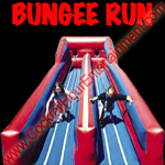 inflatable bungee run button