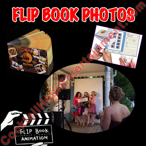 flip book with green screen