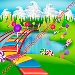 digital backdrop sample 15 candyland bridge in spring