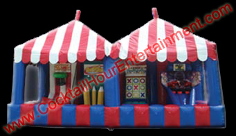 inflatable carnival game booth rental