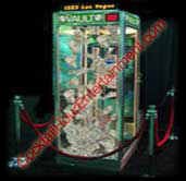 money machine with metal frame