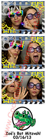 Bat Mitzvah Photo Booths strip