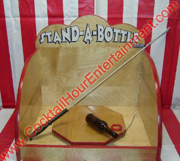 stand a bottle carnival game